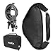 Godox GODOX Softbox with S Type Bracket Bowens S Mount Holder Foldable Mini Size 8080cm Soft Box Kit for Flash Camera Studio - Image 2