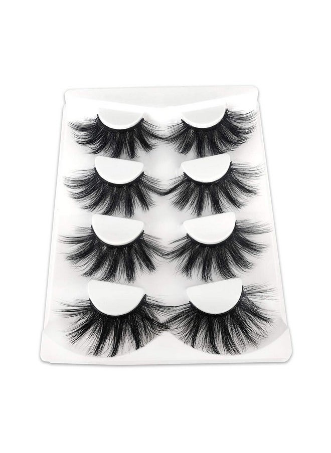 mikiwi - 25Mm Faux Mink Lashes, 25Mm Lashes, 6D Faux Mink Lashes, Faux Mink Eyelashes, Dramatic Lashes, 25Mm Faux Mink Eyelashes (6D4-01) - Image 1