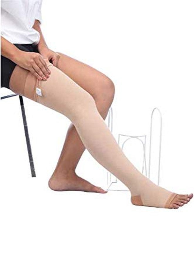 Comprezon Varicose Vein Stockings Class 2- Upto Groin- 1 pair (XXLarge) - Image 1