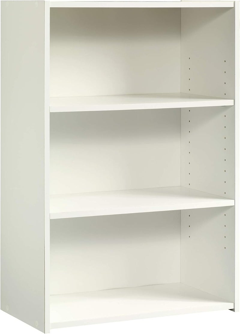 SAUDER Beginnings 3-Shelf Bookcase/ Book shelf, Soft White finish - Image 1