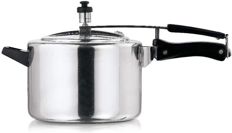 RAJ Aluminum Pressure Cooker, Silver-Rpci02 - Image 2