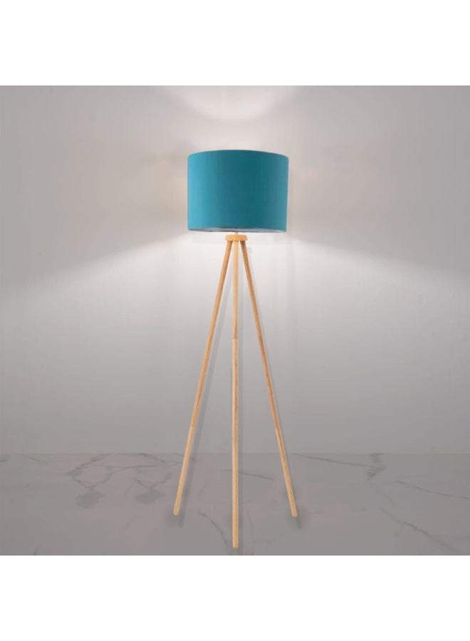 Metal Floor Lamp 45 X160X1Cm- Blue
