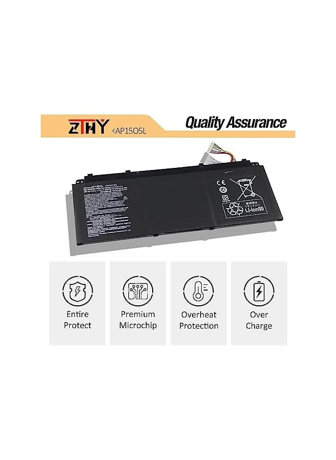 Ap15O5L Laptop Battery Replacement For Acer Aspire S13 S5-371 Chromebook R13 Cb5-312T Swift 1 Sf114-32 Swift 5 Sf514-51 Sf515-51T Predator Triton 700 Pt715-51 Spin 5 Sp513-52N Sp513-52Np
