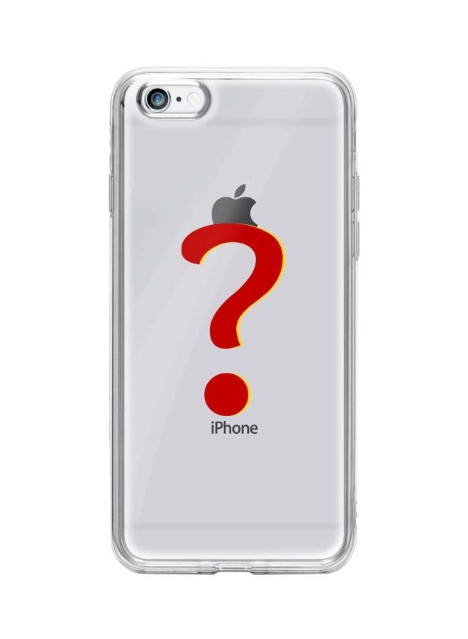 Raxoom Classic Clear Series Question? Printed Case For Apple iPhone 6s/ 6 Clear/Red