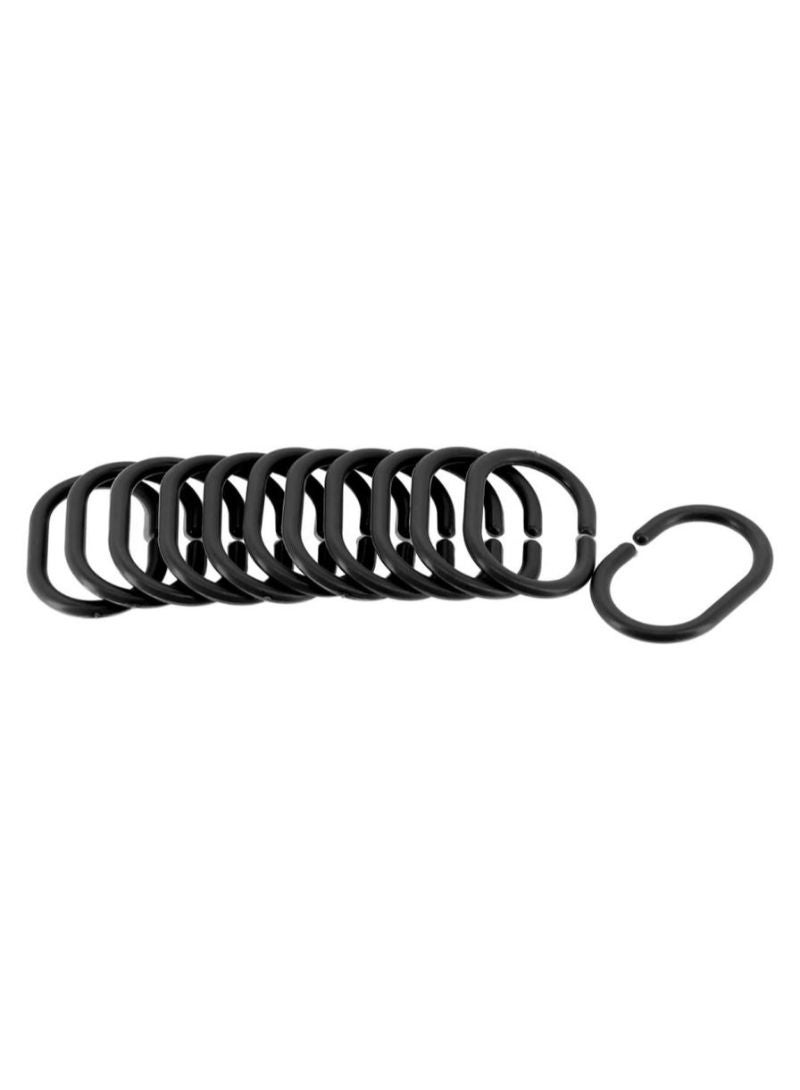 Tendance Polypropylene Curtain Rings Set 12Pcs