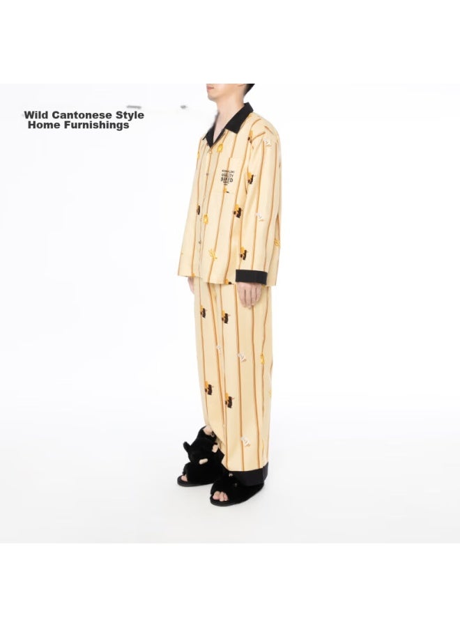 Tbh Magical Animal All-cotton Brushed Home Wear Set, Suitable For Outdoor Wear, Four Seasons Couple Pajamas, Xs - Image 2