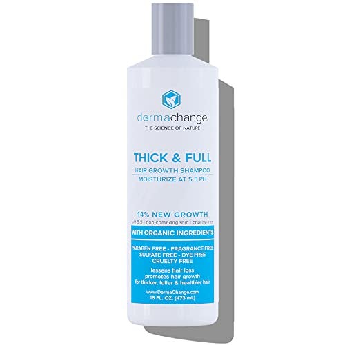 Hair Growth Shampoo for Thining and Hair Loss  Sulfate Free for Men and Women  Shinier Volumizing and Thickening Shampoo for Color Treated Hair with Aloe Vera 16oz
