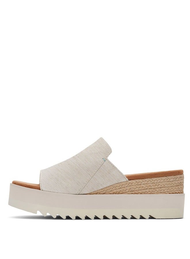 TOMS Women's Diana Mule Heeled Sandals, Natural, 36.5 EU - Image 1