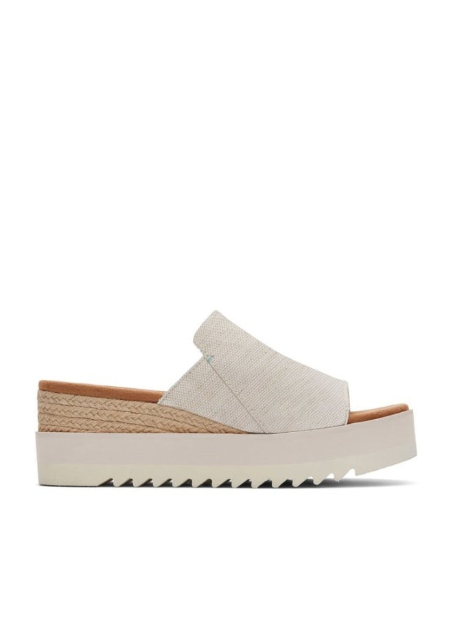 TOMS Women's Diana Mule Heeled Sandals, Natural, 36.5 EU - Image 1