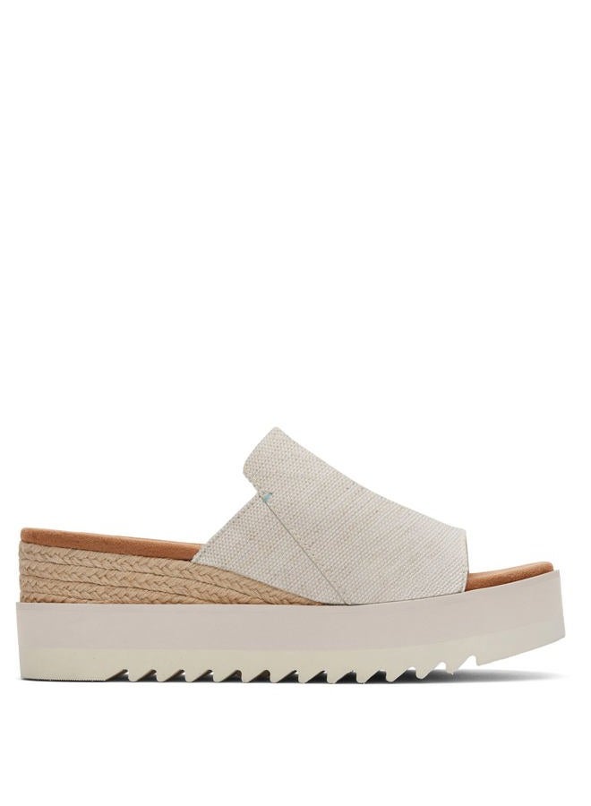 TOMS Women's Diana Mule Heeled Sandals, Natural, 36.5 EU - Image 2