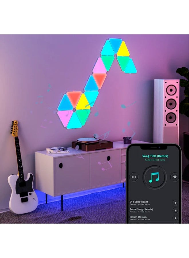 يلايت Yeelight Smart LED Light Panels Standard Pack-6 Panels  White (12364)  - Image 3