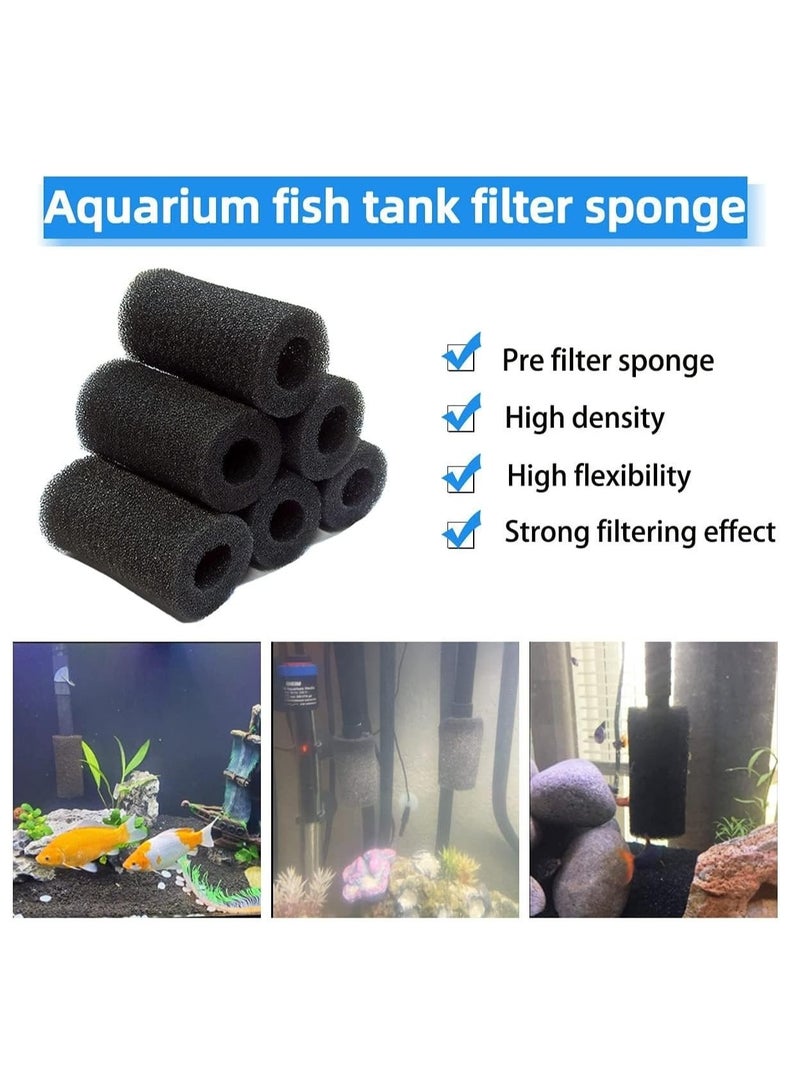 كابتن تيك 12PCS Pre-Filter Foam Sponge Roll Aquarium Filter Intake Cover for Fish Tank, Sponge for Aquarium Fish Tank - Image 2