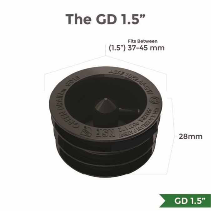 G Green Drain Waterless Trap Seal, 1.5 Inch - Image 2