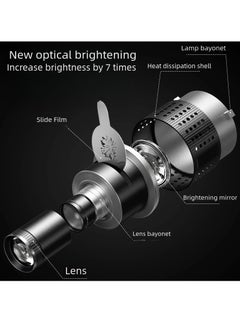 Generic Flash Snoot Conical Lens, Video Artist Modelling Shape Photo Studio Light Kit, with Optical Spotlight Lens 35 Gobos  - Image 2