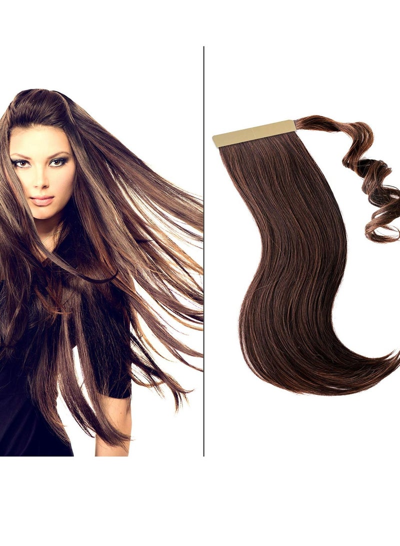 SYOSI 180 قطعة ملصقات شريط تمديد الشعر، شريط لاصق مزدوج الجوانب لاستبدال شريط تمديد الشعر لوازم شعر الوصلات، (لون بيج، 4 × 0.8 سم) - Image 3