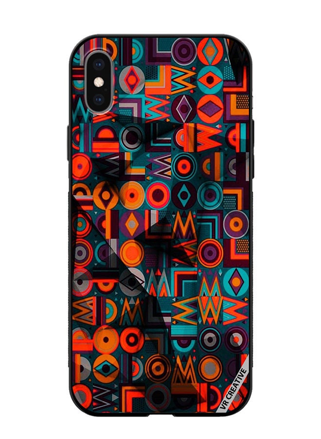 VR CREATIVE Protective Case Cover For Apple iPhone XS Max Flower Design Multicolour - Image 1