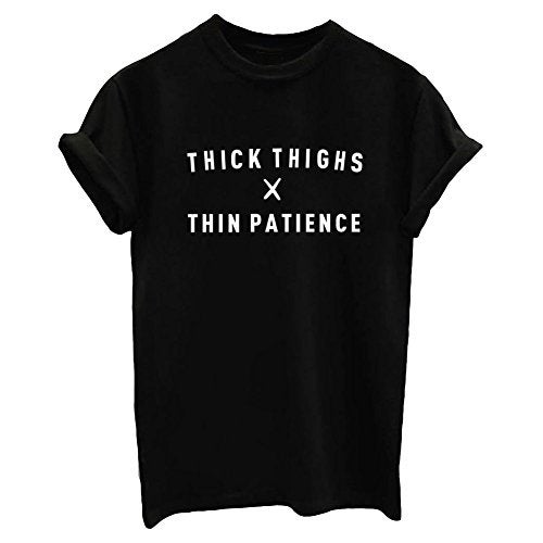 YITAN Women Tees Teen Girl Tops Graphic Cute Funny T Shirt Black XX-Large - Image 4