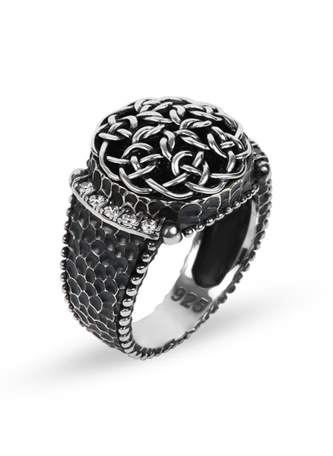 Silver Town - Men's Turkish Ring - Image 1