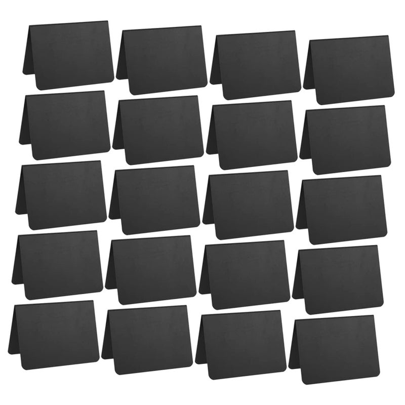 20 Pack Mini Chalkboard Signs Dry Erase Board For Menu Wedding Party Event Display - Image 2