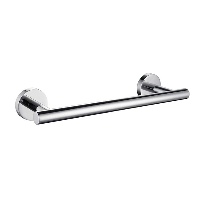 POLISHED CHROME BATH TOWEL BAR SINGLE BARS TOWEL RACK ROD CLASSIC WALL MOUNTED STAINLESS STEEL BATHROOM TOWEL BAR TOILET KITCHEN TOWEL SHELF SINGLE LAYER9INCH