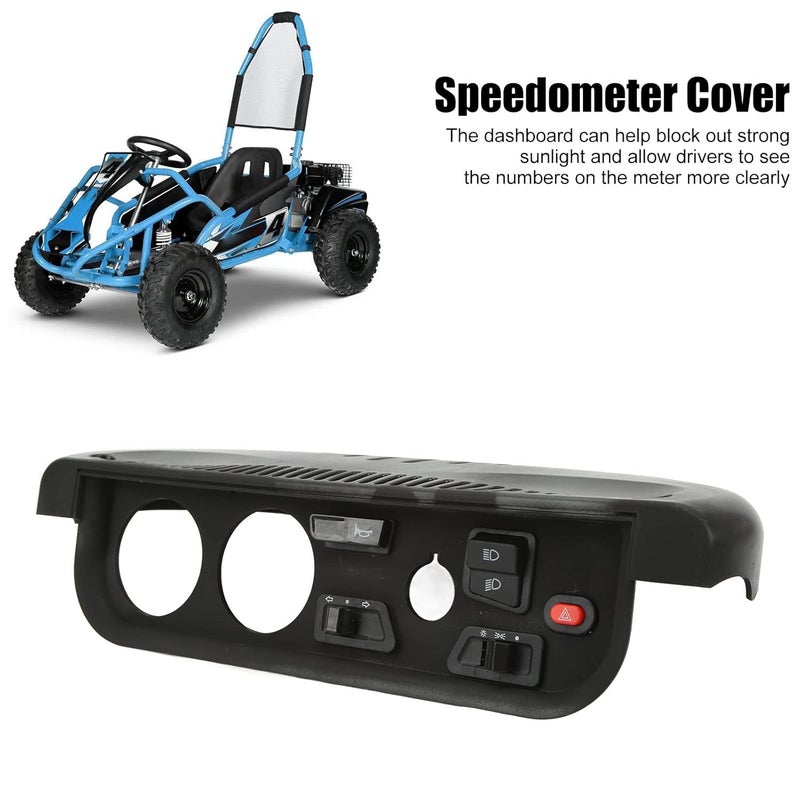 Bulk storage easy optimized build Speedometer Cover Replacement for DIY Kart UTV Dashboard Cluster Housing Fitment Gauge Protector Gulf standard sizing alternatives - Image 4