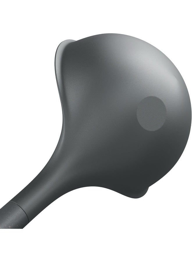 Zyliss E980229 Large Ladle, Sustainable Wheat Straw/Nylon, Soup Ladle for Cooking and Serving with Heat Resistant Silicone Head, Beluga Grey, 31cm x 9cm, Dishwasher Safe, 5 Year Guarantee - Image 4