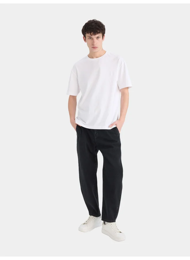 DeFacto DeFacto Men's Dark Wash Black Jeans