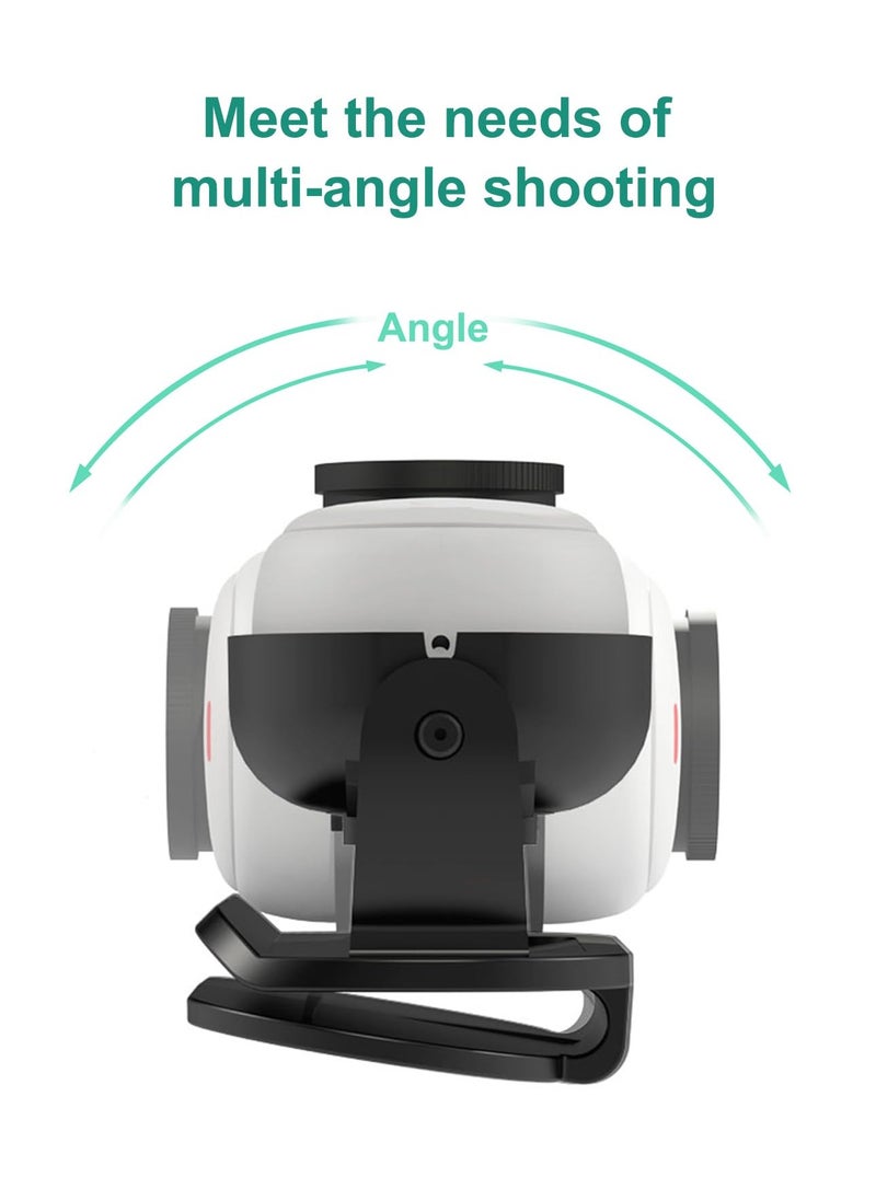 SYOSI - Camera Cap Clip Magnetic Mount Bracket for Insta360 GO3 or GO2 Adjustable Action Camera Baseball Cap Mount Baseball hat Mount for Action Camera  Quick Release Hat Clip for Hands Free Shooting - Image 1