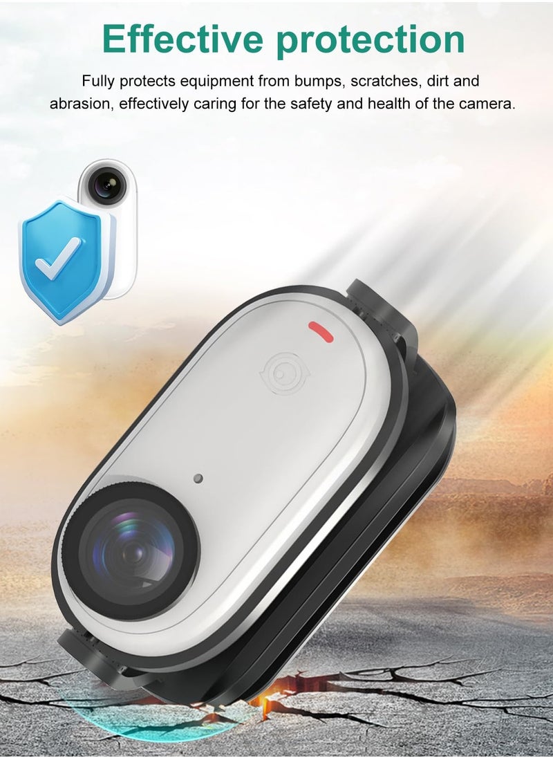 SYOSI - Camera Cap Clip Magnetic Mount Bracket for Insta360 GO3 or GO2 Adjustable Action Camera Baseball Cap Mount Baseball hat Mount for Action Camera  Quick Release Hat Clip for Hands Free Shooting - Image 1