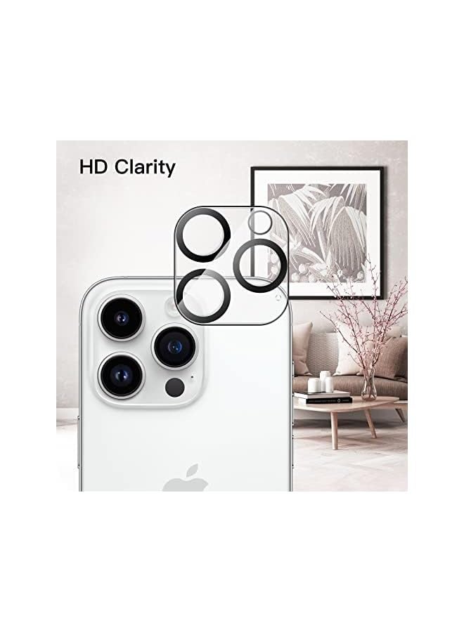 JETech Camera Lens Protector for iPhone 14 Pro 6.1-Inch and iPhone 14 Pro Max 6.7-Inch, 9H Tempered Glass, Anti-Scratch, Case Friendly, Does Not Affect Night Shots, HD Clear, 3-Pack - Image 3