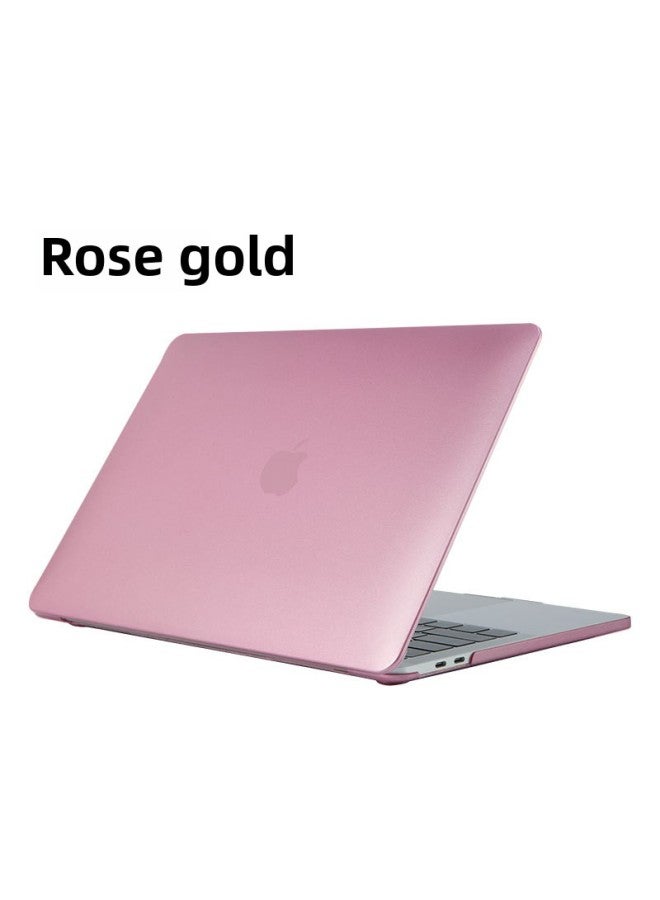 For Apple Computer Notebook Protective Case Macbook Pro13 Inch Notebook Metal Protective Case-Color:Rose Gold-Applicable Model:13.3 Air (A1369/A1466)