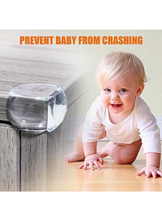 BABYSAFEHOUSE حراس زوايا 8 قطع لحماية الأطفال من الحواف والزوايا الحادة للأثاث (شفاف) - Image 5