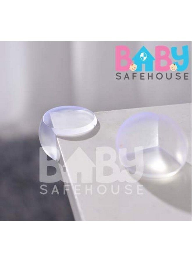 BABYSAFEHOUSE حراس زوايا 8 قطع لحماية الأطفال من الحواف والزوايا الحادة للأثاث (شفاف) - Image 3