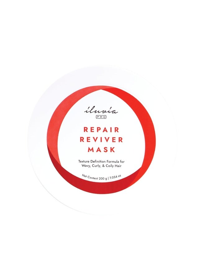 إلوفيا العناية بالمجعّدات والمموجات - قناع إصلاح التجعيدات - نعومة طبيعية واحتفاظ بالتجعيدات - خالٍ من الكبريتات والبارابين (IRRM200، 1) - Image 1