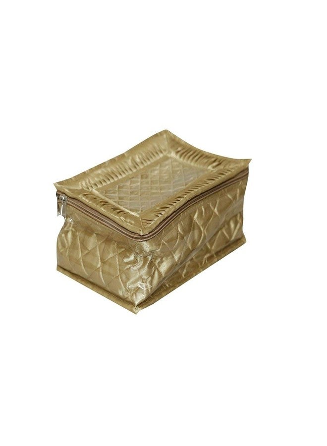 MSclassy Satin Jewellery Box (Gold) | Luxurious and Durable Storage for Precious Ornaments | Ideal for Travel and Gifting - Image 3