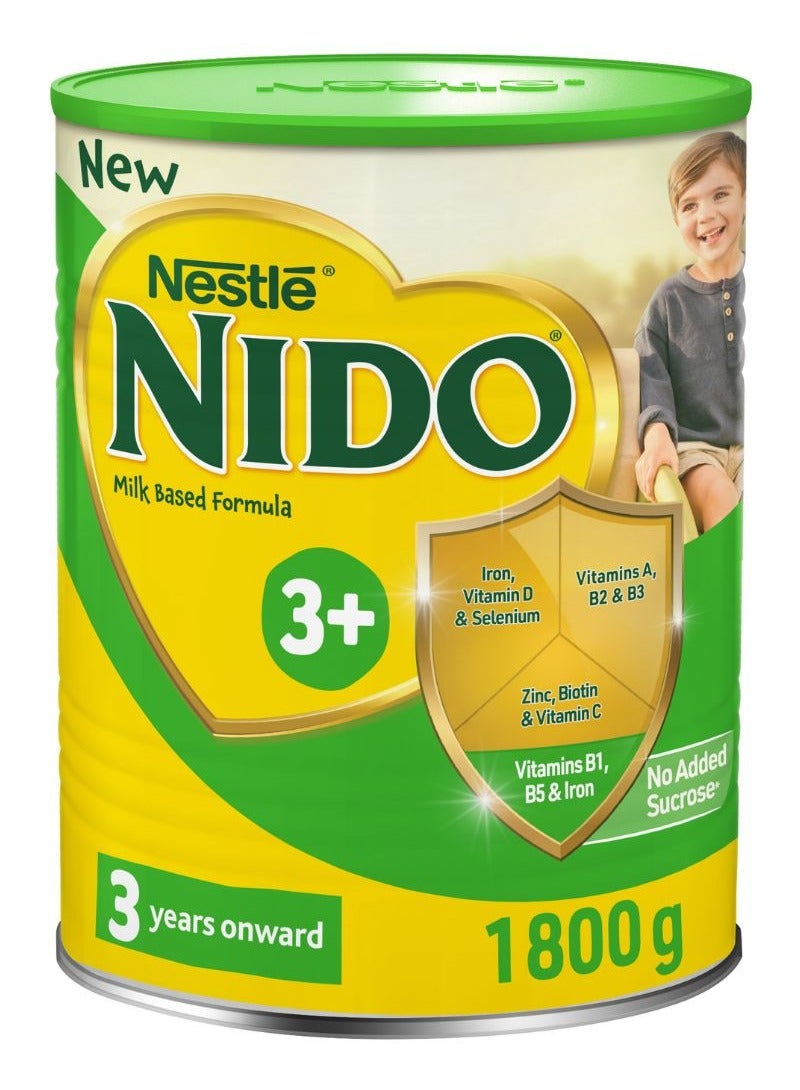 نيدو تركيبة تعتمد على الحليب من عمر 3 سنوات فما فوق 1.8كجم - Image 1