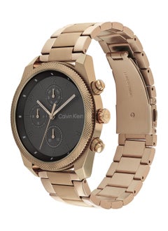 Men's Analog Round Shape Stainless Steel Wrist Watch 25200357 - 44 Mm