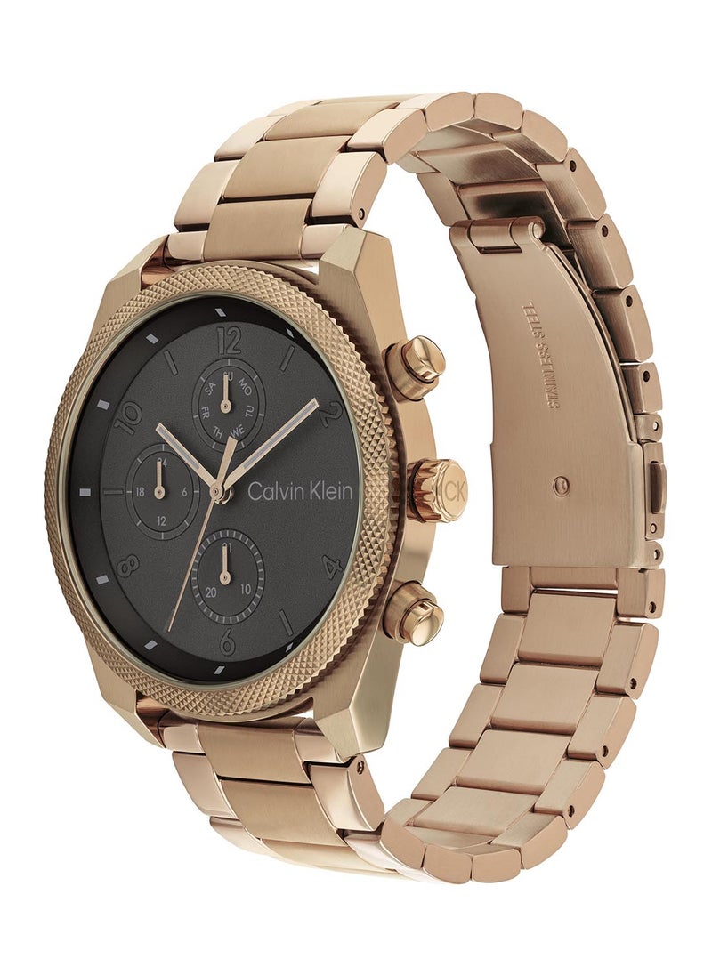 CALVIN KLEIN - Men's Analog Round Shape Stainless Steel Wrist Watch 25200357 - 44 Mm - Image 1