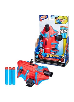 Spider-Man Marvel NERF Spider-Man Thwip-Tech Blaster, Includes 3 Darts, Web Shooter, Role Play Toy for Kids 5 and Up  - Image 1