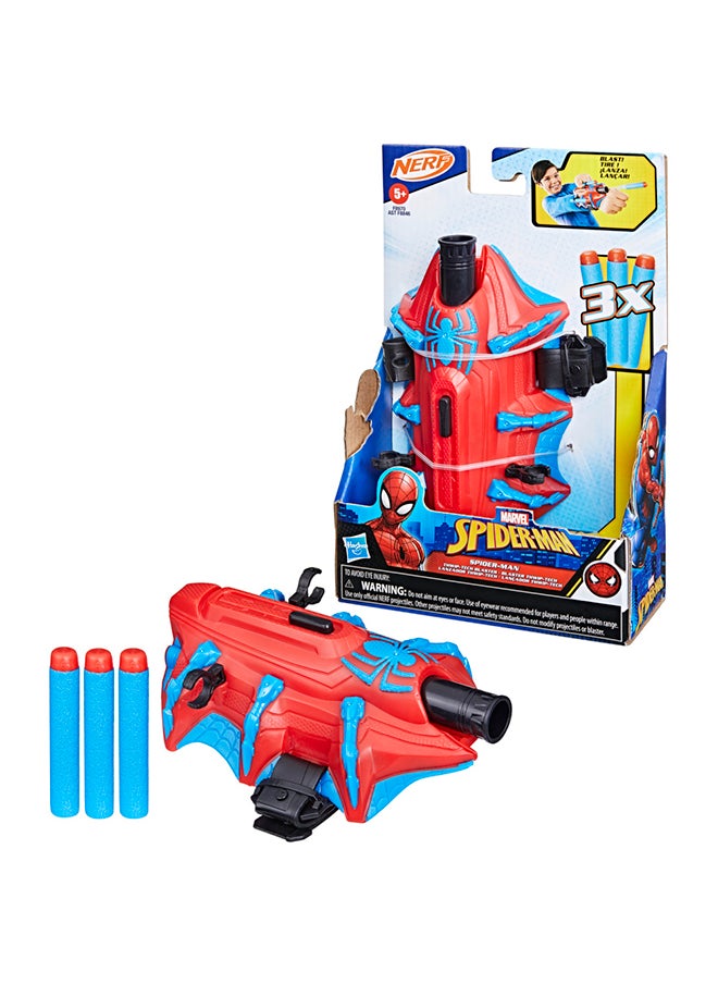 Spider-Man - Marvel NERF Spider-Man Thwip-Tech Blaster, Includes 3 Darts, Web Shooter, Role Play Toy for Kids 5 and Up - Image 1