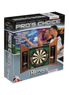 Harrows Wood Dartboard Cabinet Full Set  - Image 3