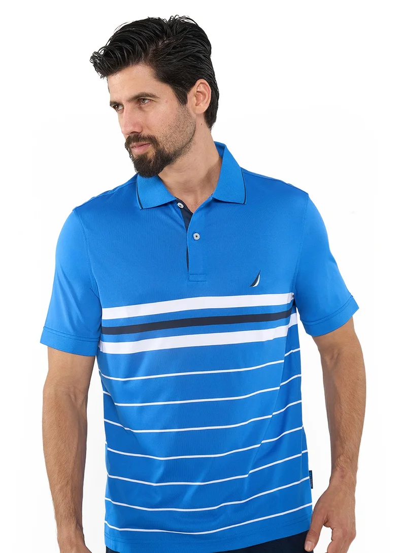 NAUTICA Striped Relaxed Dry-fit Polo Shirt