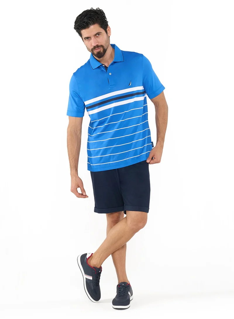 NAUTICA Striped Relaxed Dry-fit Polo Shirt