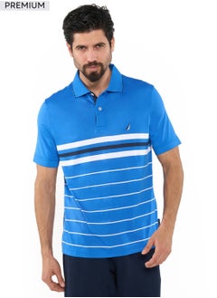 NAUTICA Striped Relaxed Dry-fit Polo Shirt  - Image 1
