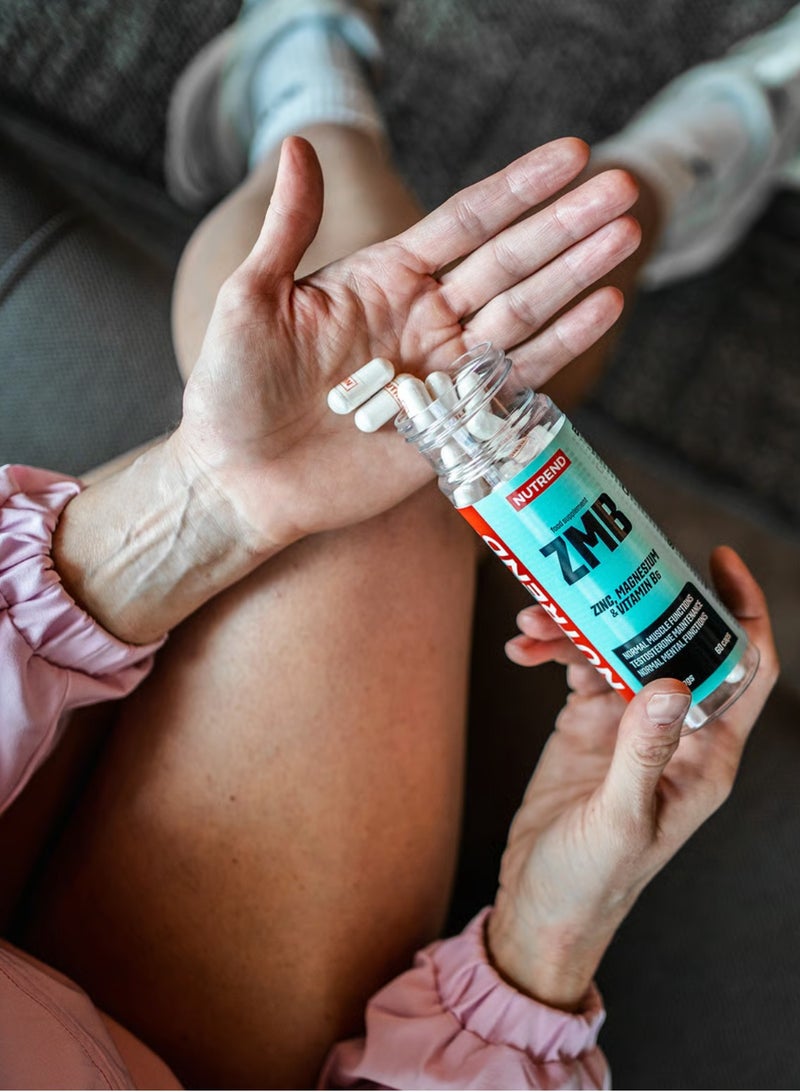 NUTREND ZMB – 60 Capsules | Magnesium, Zinc & Vitamin B6 Supplement for Muscle Function - Image 3