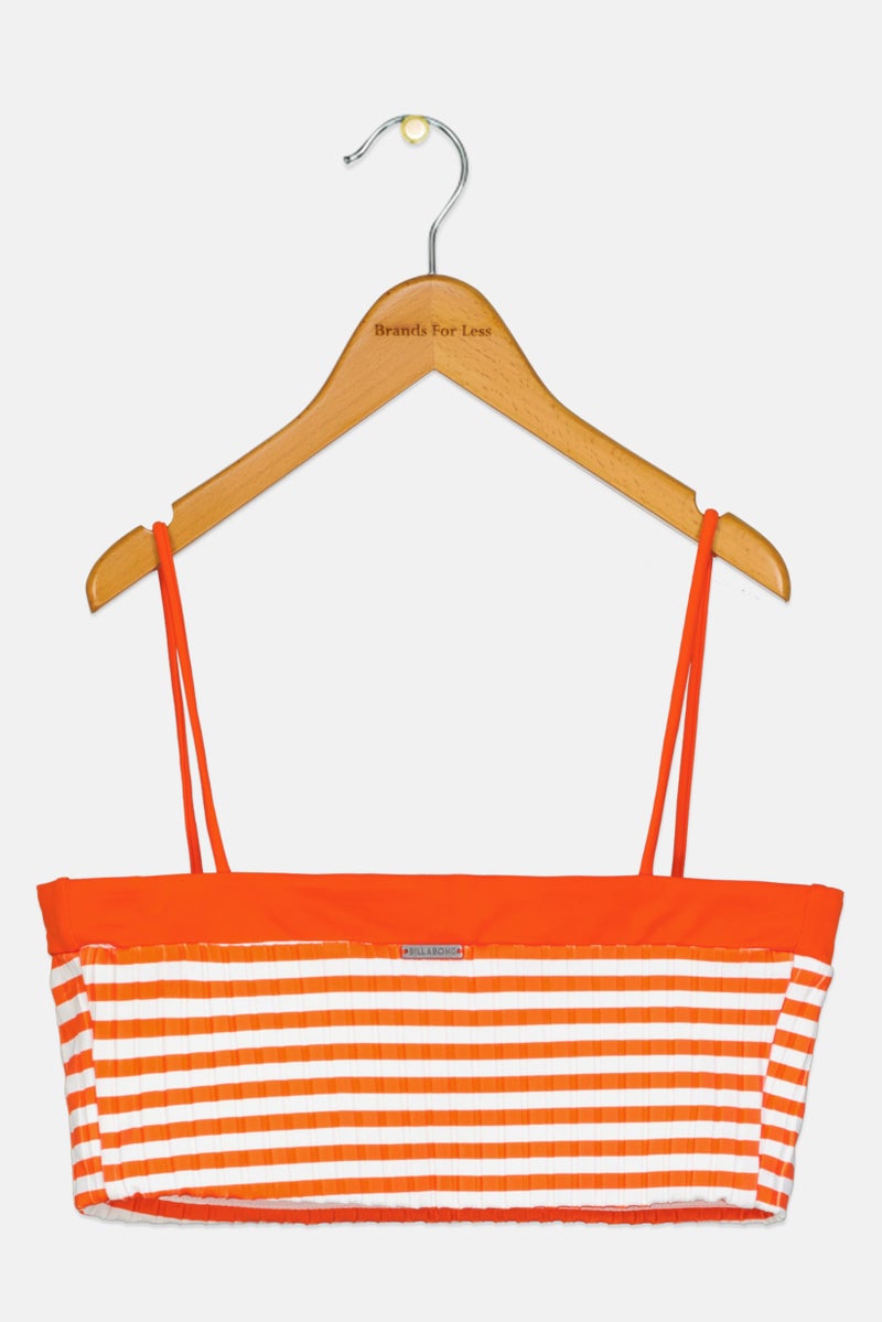 Billabong Kids Girl Stripe Bikini Top, Multicolor - Image 2