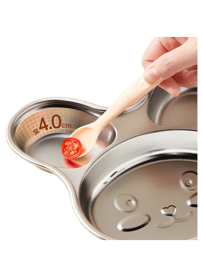 COOKER KING Chuidahuang Full Stainless Steel 316 Meal Tray Lunch Box Bowl, Children'S Divided Cartoon Tray, Super Car, Five Compartments 630Ml - Image 3