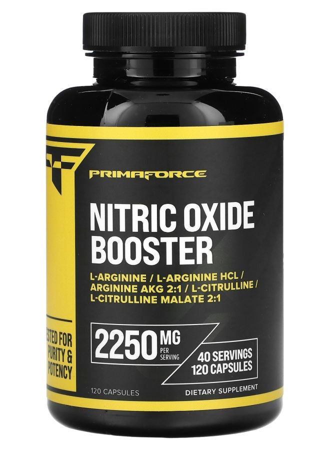 Primaforce Nitric Oxide Booster 2250 mg 120 Capsules (750 mg per Capsule)