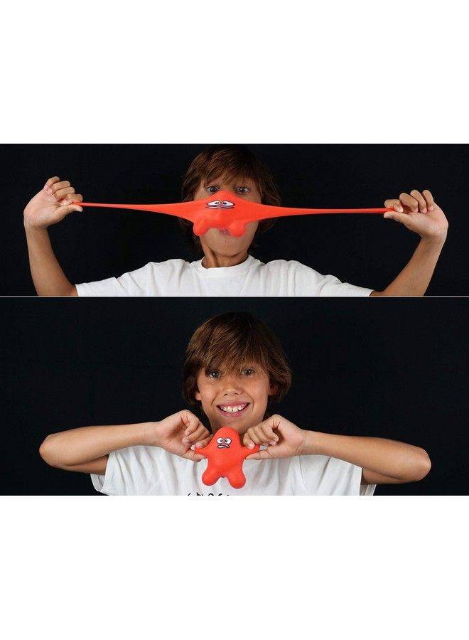 Ja-Ru لعبة فidget من رجل Squish Dude مصنوعة من الرمل القابل للتمدد (3 أشكال متنوعة) من Ja Ru. تخفيف التوتر والقلق، ألعاب حسية للأطفال والبالغين. هدايا حفلات، جوائز صفية. ألعاب علاجية للتوحد وADHD. 3410 3P - Image 4