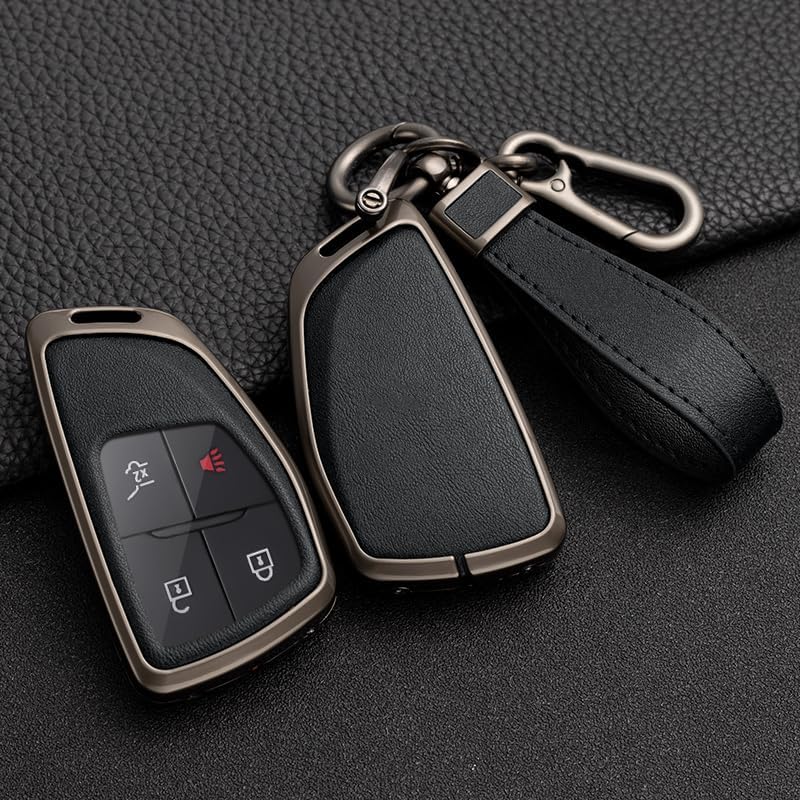 SANRILY PU Leather Key Fob Cover for Buick and Chevy - Image 3